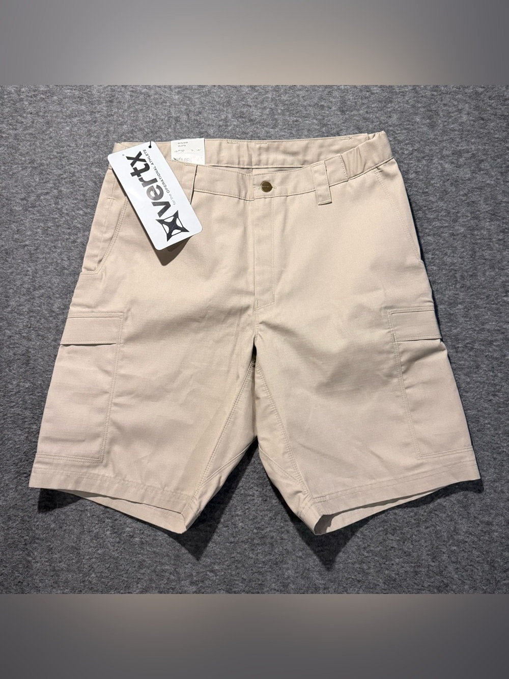 Vertx VTG Phantom LT Chino Cargo Shorts Mens 34 tan beige 10" Tactical Ripstop